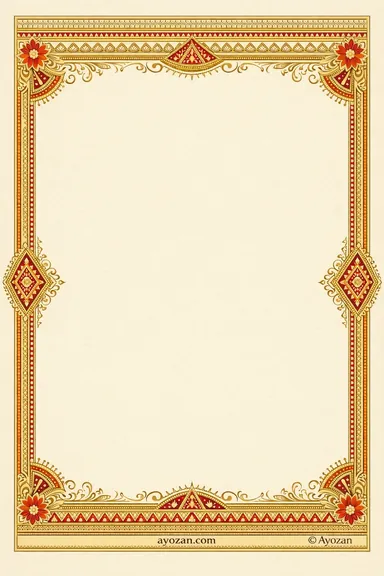 Assamese Mehndi · Classic — Mehndi card design