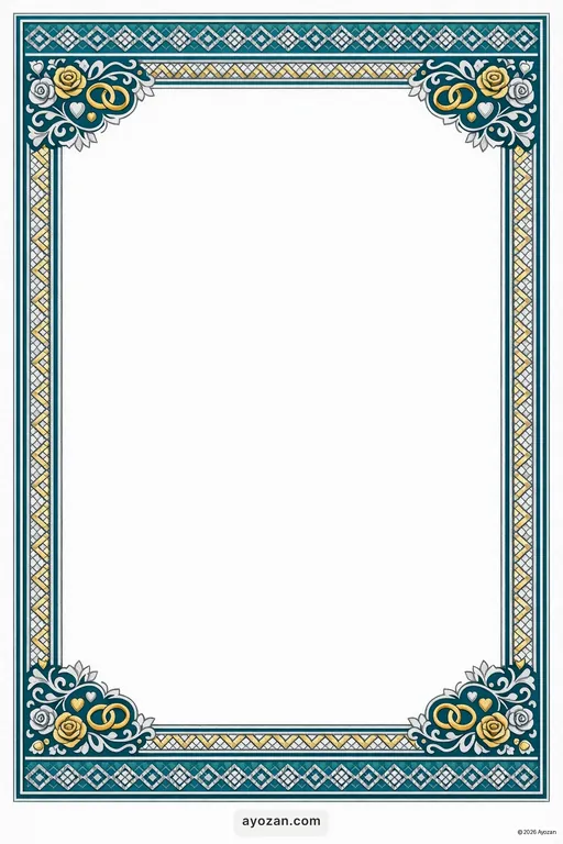 Assamese Anniversary · Contemporary — Assamese Muslim Modern Anniversary invitation card design from Ayozan