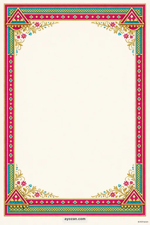Assamese Housewarming · Classic — Assamese Traditional Housewarming invitation card design from Ayozan