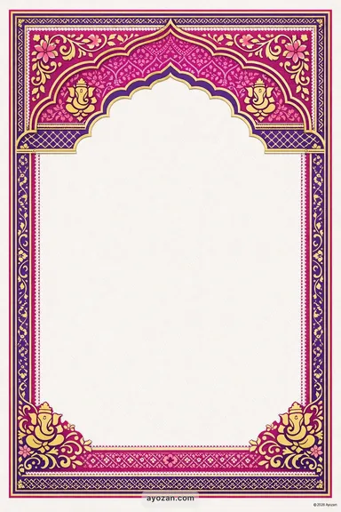 Awadhi Housewarming · Contemporary — Housewarming card design