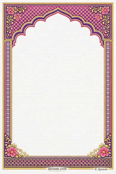 Awadhi Mehndi · Contemporary — Mehndi card design