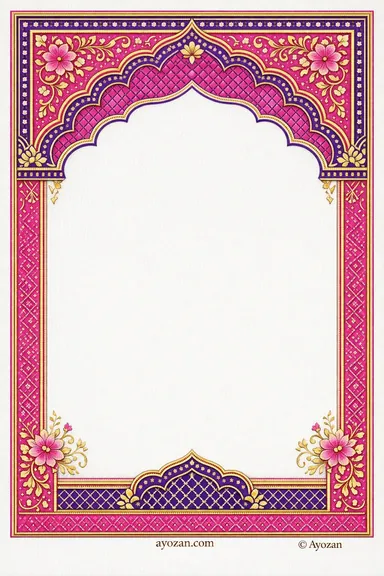 Awadhi Reception · Contemporary — Reception card design