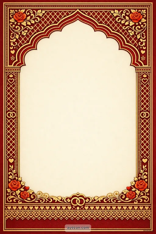 Awadhi Anniversary · Classic — Awadhi Hindu Traditional Anniversary invitation card design from Ayozan