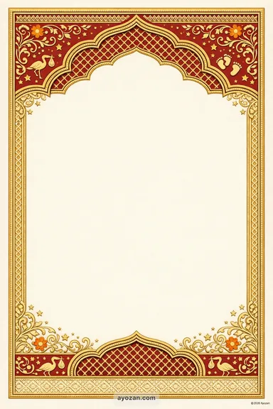 Awadhi Baby Shower · Classic — Baby Shower invitation card design