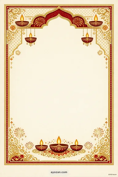 Awadhi Diwali · Classic — Diwali card design