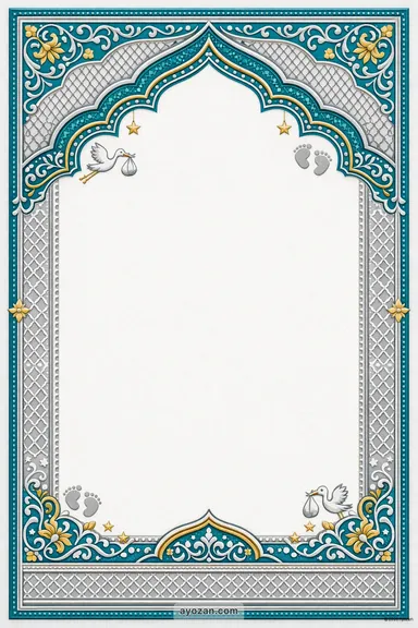 Awadhi Baby Shower · Contemporary — Baby Shower card design