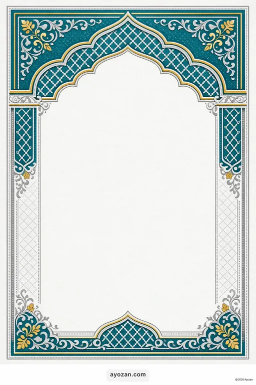 Awadhi Housewarming · Contemporary — Awadhi Muslim Modern Housewarming invitation card design from Ayozan
