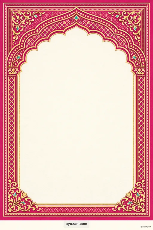 Awadhi Corporate · Classic — Awadhi Traditional Corporate Gala invitation card design from Ayozan