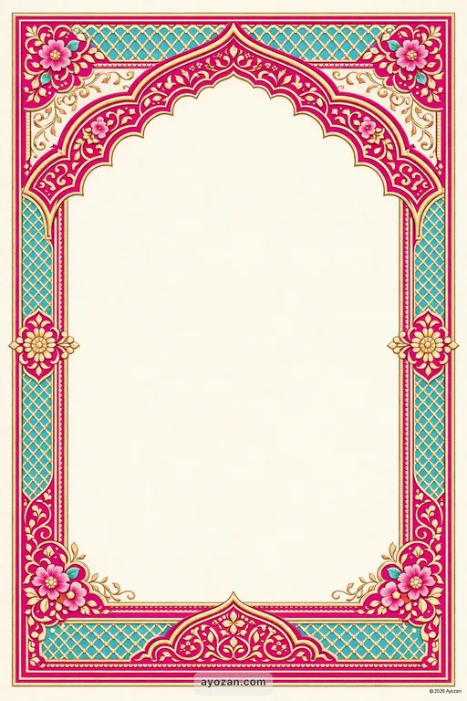 Awadhi Wedding · Classic — Awadhi Traditional Wedding invitation card design from Ayozan