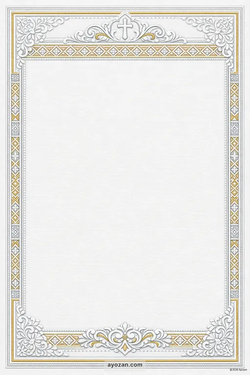 Bengali Housewarming · Classic — Bengali Christian Traditional Housewarming invitation card design from Ayozan