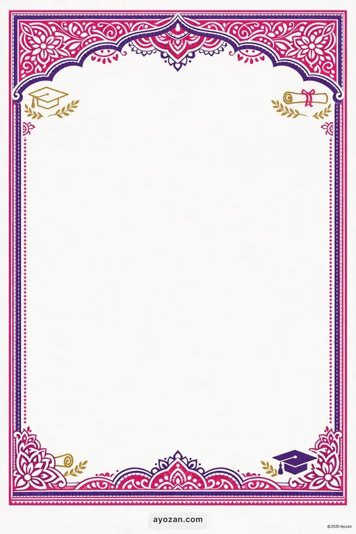 Bengali Graduation · Contemporary — Bengali Hindu Modern Graduation invitation card design from Ayozan