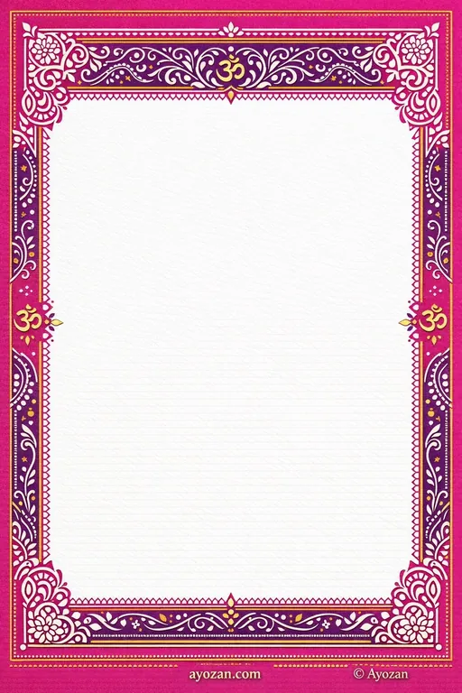 Bengali Mehndi · Contemporary — Bengali Hindu Modern Mehndi invitation card design from Ayozan