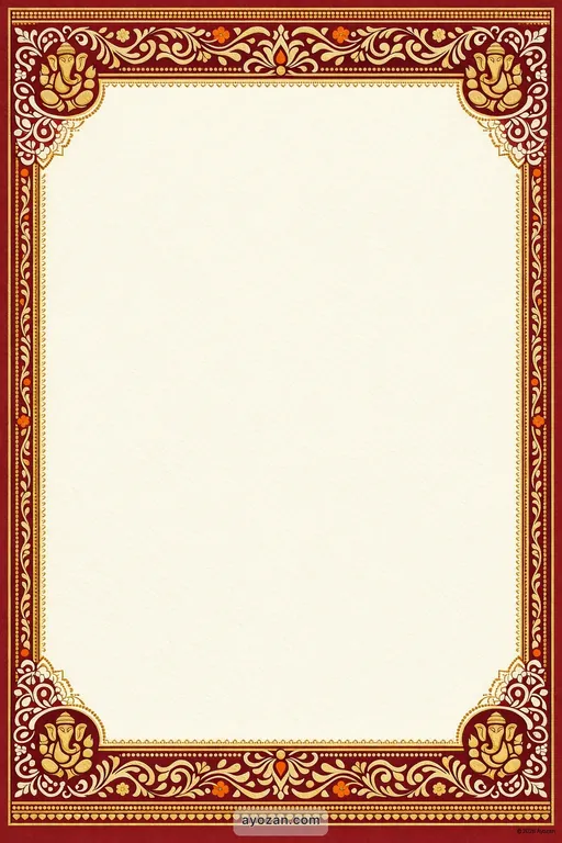 Bengali Corporate · Classic — Bengali Hindu Traditional Corporate Gala invitation card design from Ayozan