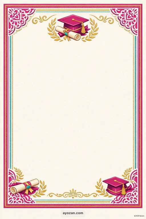 Bengali Graduation · Classic — Bengali Traditional Graduation invitation card design from Ayozan