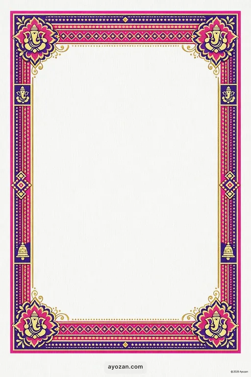 Chhattisgarhi Housewarming · Contemporary — Chhattisgarhi Hindu Modern Housewarming invitation card design from Ayozan