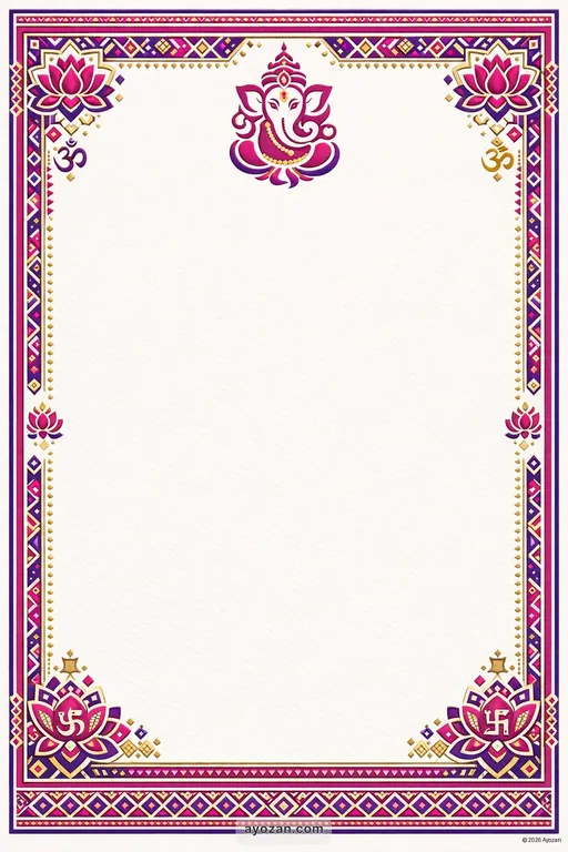 Chhattisgarhi Wedding · Contemporary — Chhattisgarhi Hindu Modern Wedding invitation card design from Ayozan