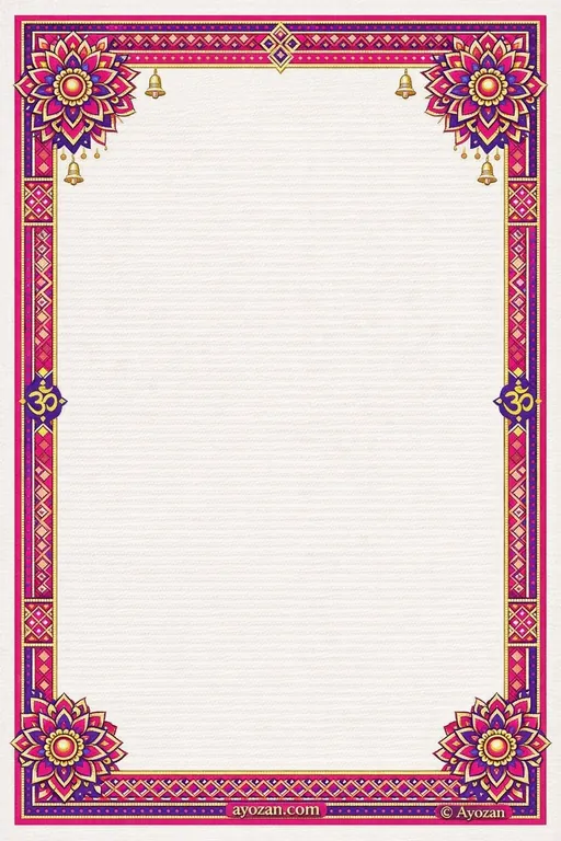 Chhattisgarhi Mehndi · Contemporary — Chhattisgarhi Hindu Modern Mehndi invitation card design from Ayozan