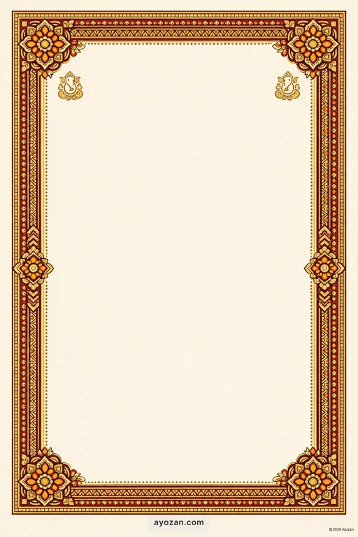 Chhattisgarhi Corporate · Classic — Chhattisgarhi Hindu Traditional Corporate Gala invitation card design from Ayozan