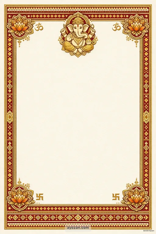 Chhattisgarhi Wedding · Classic — Chhattisgarhi Hindu Traditional Wedding invitation card design from Ayozan