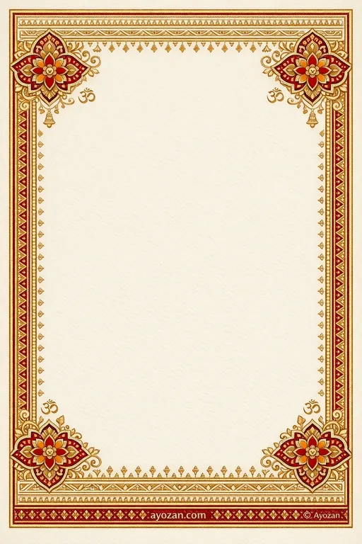 Chhattisgarhi Mehndi · Classic — Chhattisgarhi Hindu Traditional Mehndi invitation card design from Ayozan