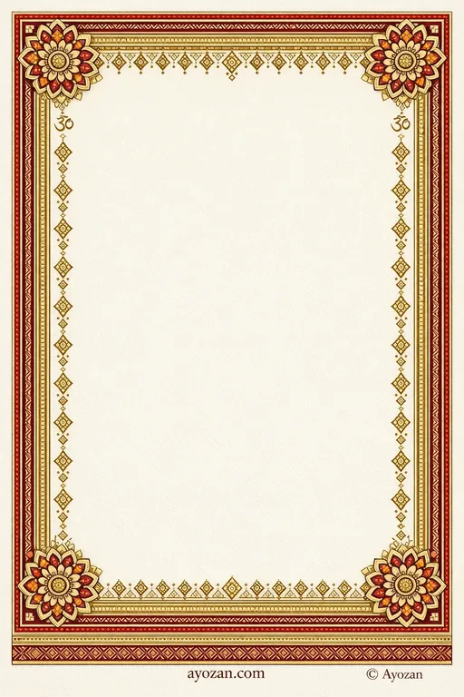 Chhattisgarhi Reception · Classic — Chhattisgarhi Hindu Traditional Reception invitation card design from Ayozan