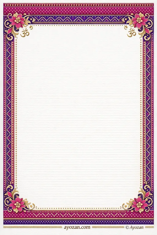 Gujarati Mehndi · Contemporary — Gujarati Hindu Modern Mehndi invitation card design from Ayozan