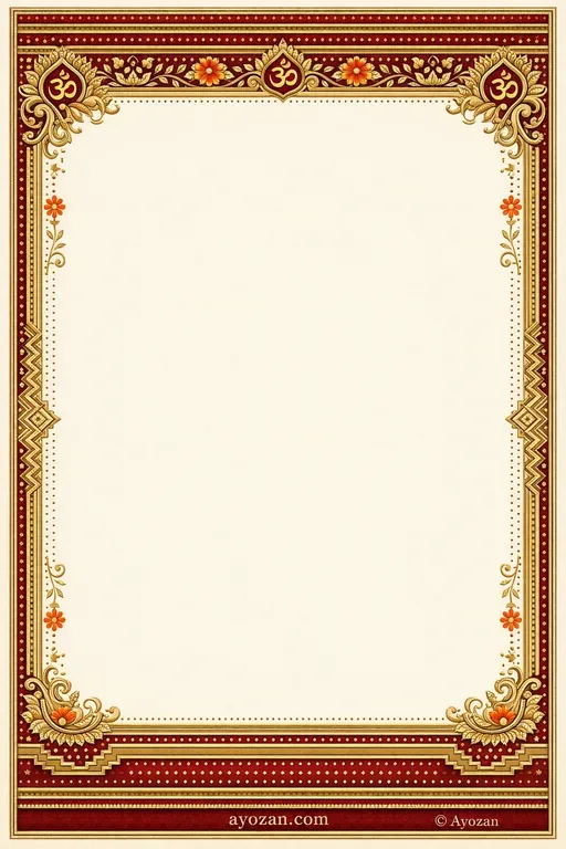 Gujarati Mehndi · Classic — Gujarati Hindu Traditional Mehndi invitation card design from Ayozan