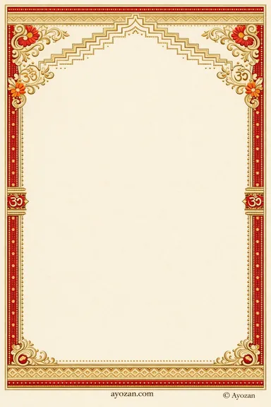 Gujarati Reception · Classic — Reception card design