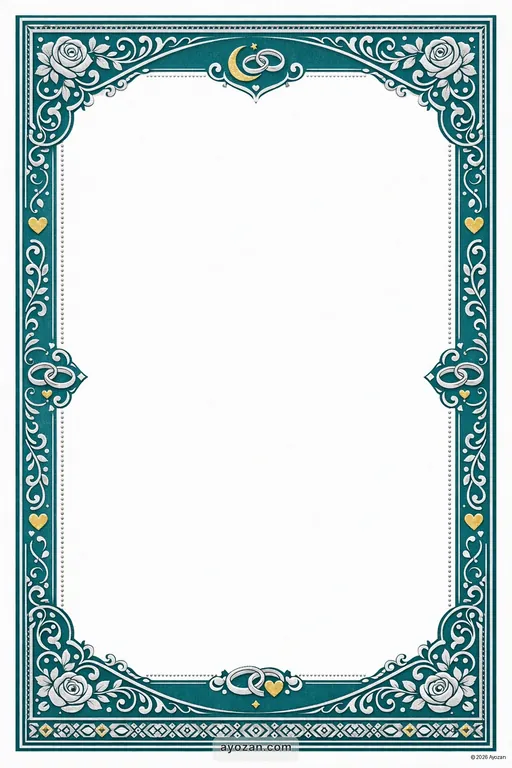 Hyderabadi Anniversary · Contemporary — Hyderabadi Muslim Modern Anniversary invitation card design from Ayozan
