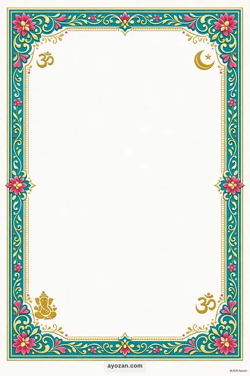 Housewarming · Contemporary — Interfaith Modern Housewarming invitation card design from Ayozan