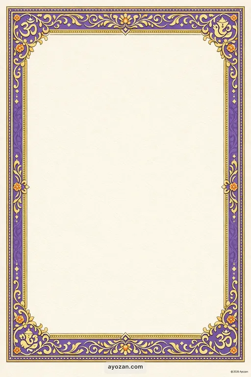 Family Gathering · Classic — Interfaith Traditional Family Gathering invitation card design from Ayozan