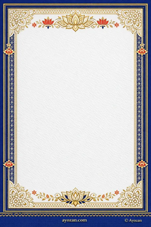 Reception · Contemporary — Jain Modern Reception invitation card design from Ayozan