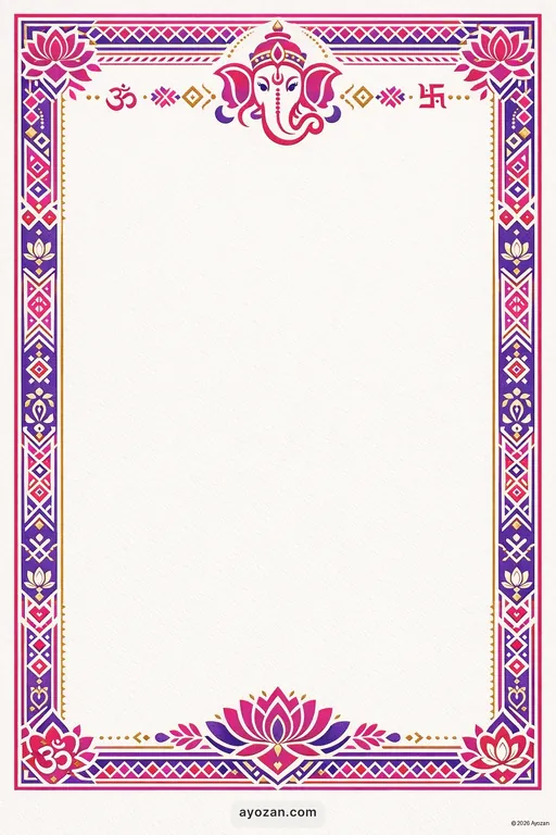 Kannada Wedding · Contemporary — Kannada Hindu Modern Wedding invitation card design from Ayozan