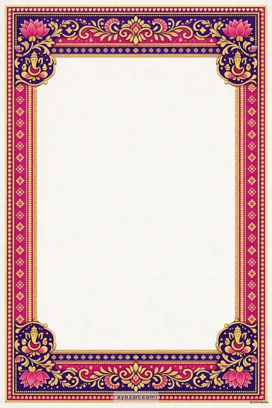 North Indian Engagement · Contemporary — Engagement card design