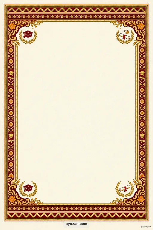 North Indian Graduation · Classic — North Indian Hindu Traditional Graduation invitation card design from Ayozan