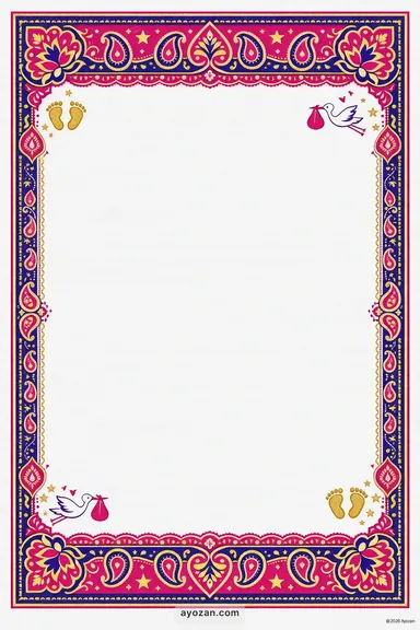 Kashmiri Baby Shower · Contemporary — Baby Shower invitation card design