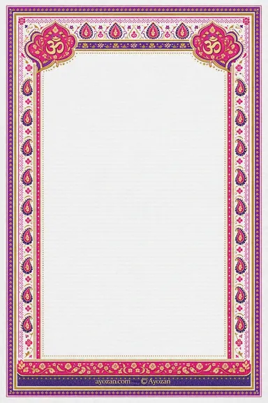 Kashmiri Haldi · Contemporary — Haldi card design