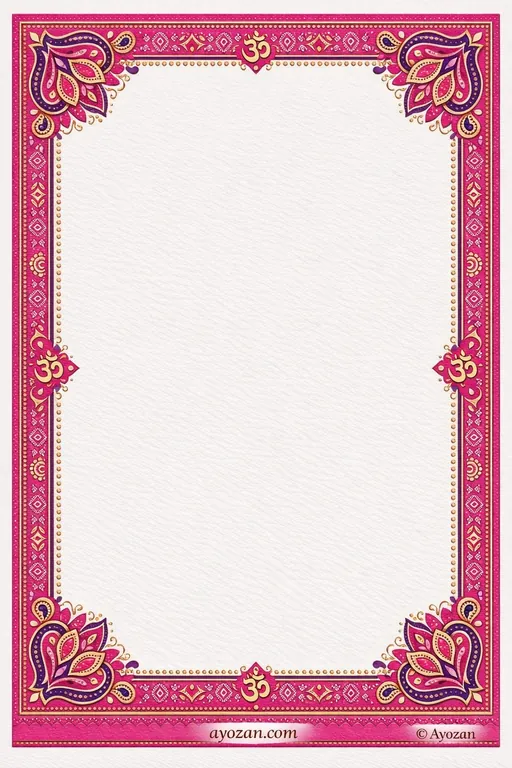 Kashmiri Mehndi · Contemporary — Kashmiri Hindu Modern Mehndi invitation card design from Ayozan