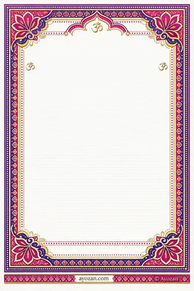 Kashmiri Reception · Contemporary — Reception card design
