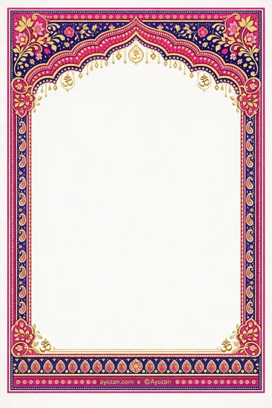 Kashmiri Sangeet · Contemporary — Sangeet card design