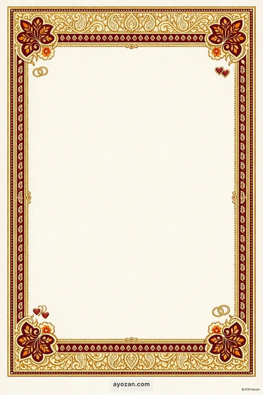 Kashmiri Anniversary · Classic — Kashmiri Hindu Traditional Anniversary invitation card design from Ayozan