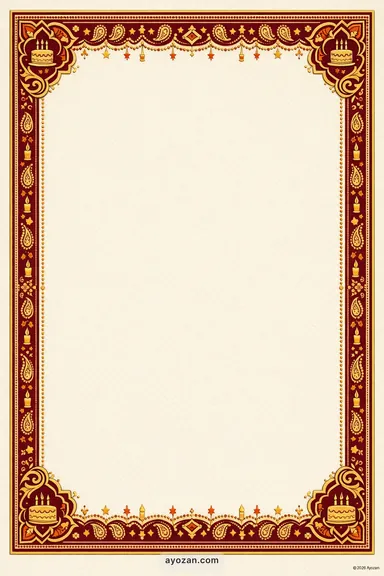 Kashmiri Birthday · Classic — Birthday card design