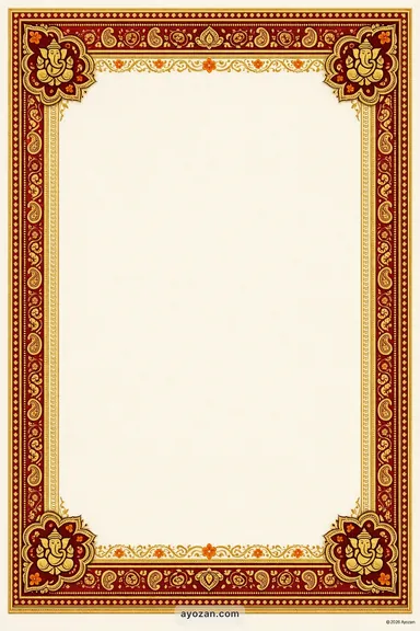 Kashmiri Housewarming · Classic — Housewarming card design