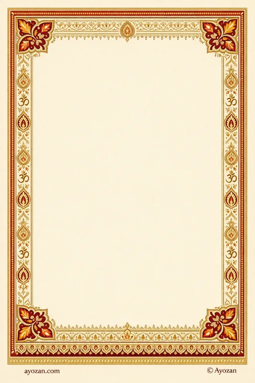 Kashmiri Mehndi · Classic — Kashmiri Hindu Traditional Mehndi invitation card design from Ayozan