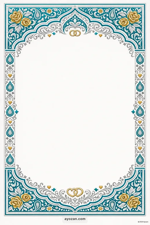 Kashmiri Anniversary · Contemporary — Kashmiri Muslim Modern Anniversary invitation card design from Ayozan