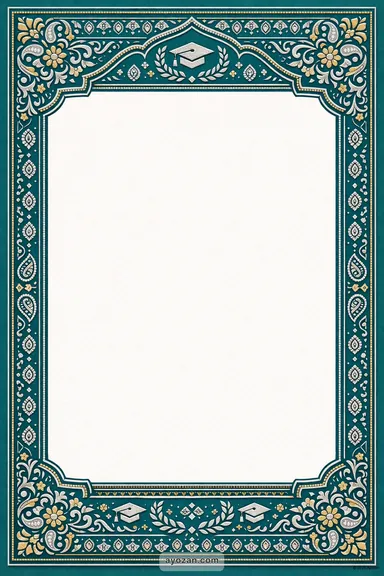 Kashmiri Graduation · Contemporary — Graduation card design