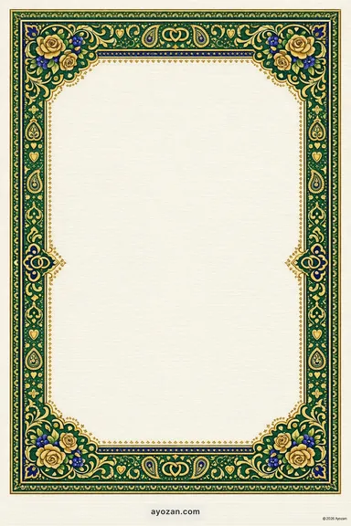 Kashmiri Anniversary · Classic — Anniversary card design