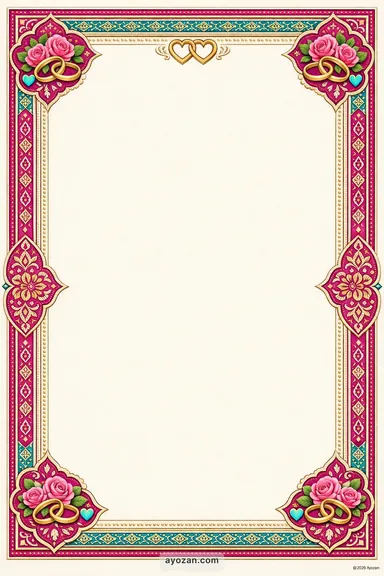 Kashmiri Anniversary · Classic — Kashmiri Heritage invitation card design