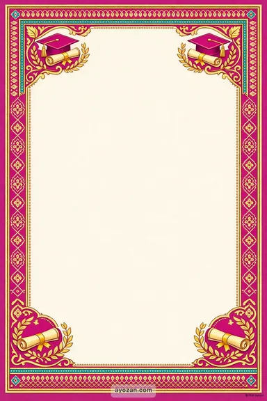 Kashmiri Graduation · Classic — Graduation card design