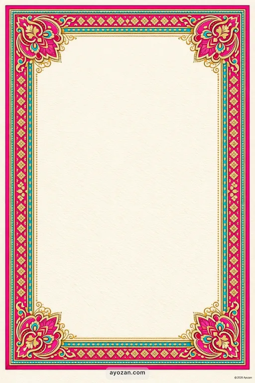Kashmiri Housewarming · Classic — Kashmiri Traditional Housewarming invitation card design from Ayozan